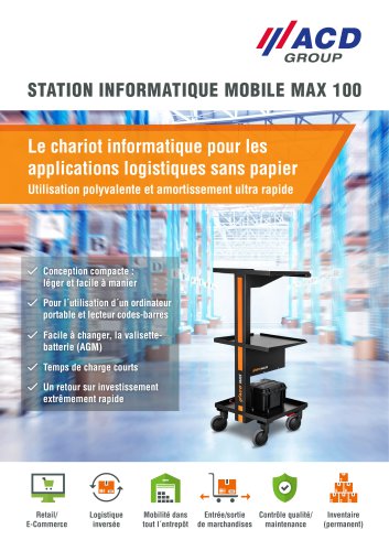 Poste de travail mobile MAX100