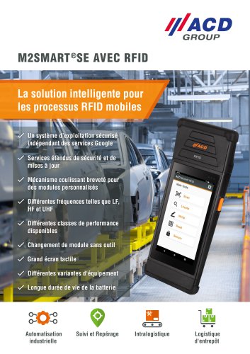 Terminal portable M2Smart®SE avec RFID