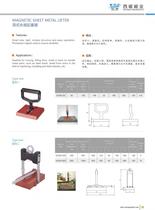 magnetic sheet metal lifter