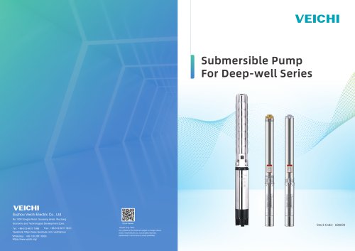 Deep Well Submersible Pump Catalog