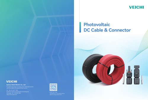 Photovoltaic DC Cable & Connector Catalog