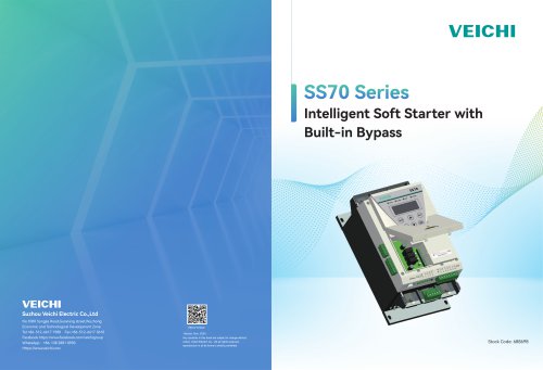 SS70 Series Intelligent Soft Starter Catalog