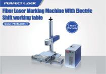 Fiber Laser Marking Machine With Electric Shift working table