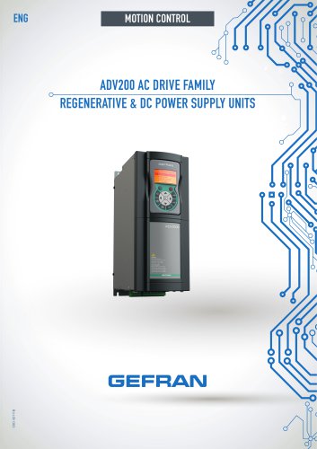 ADV200 AC DRIVE FAMILY REGENERATIVE & DC POWER SUPPLY UNITS