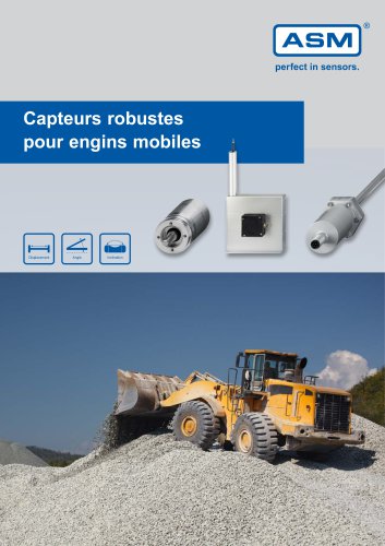 Capteurs robustes pour engins mobiles