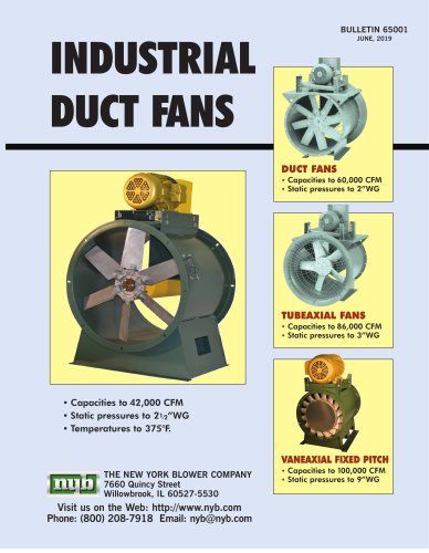 INDUSTRIAL DUCT FANS