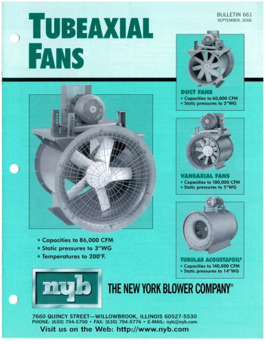 Tubeaxial Fans