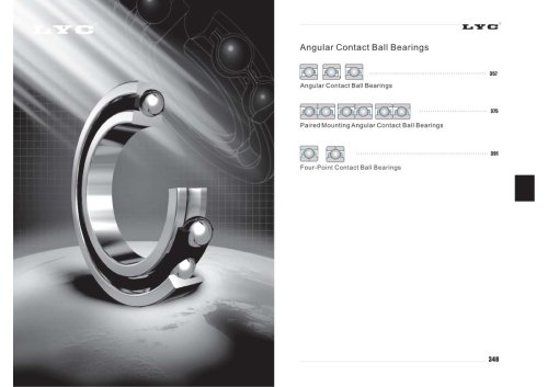 Angular Contact Ball Bearings