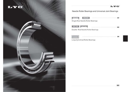 LYC Needle Roller Bearings