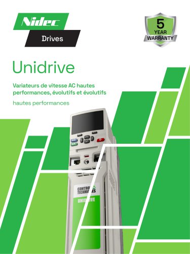 Unidrive Brochure French