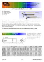 ACT Capteur De Déplacement LVDT - 1