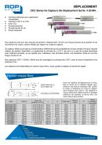 DCC Séries De Capteurs De Déplacement Sortie 4-20 MA . - 1