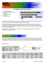 GT Capteur LVDT De Précision - 1