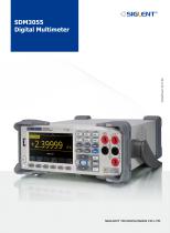 Siglent Digital Multimeter SDM3055 Datasheet