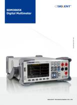 Siglent Digital Multimeter SDM3065X Datasheet