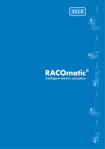 RACOmatic® intelligent electric actuators