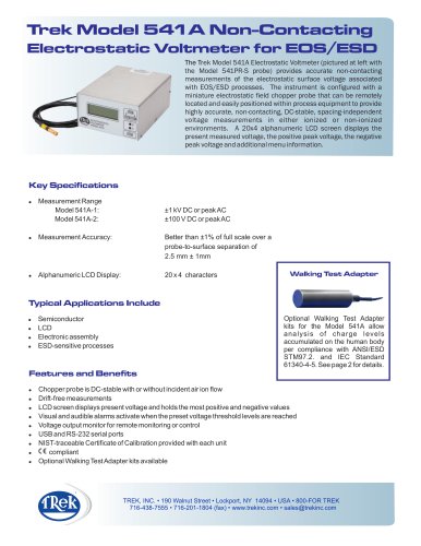 541A Electrostatic Voltmeter with USB port