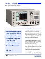 SR1Audio Analyzer