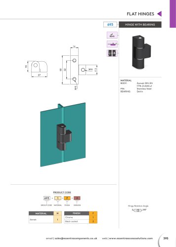 HINGE WITH BEARING