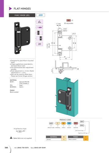 HVAC HINGE (2D)