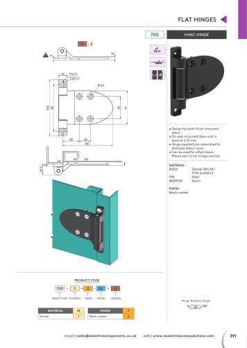 HVAC HINGE 700