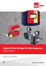 Appareils de dosage de chlore gazeux jusqu’à 10 kg/h