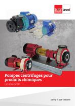 Pompes centrifuges pour produits chimiques
