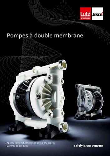 Pompes &agrave; double membrane