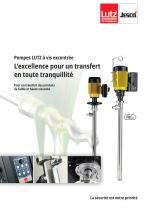 Pompes LUTZ à vis excentrée