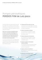 Pompes péristaltiques PERIDOS FXM-4