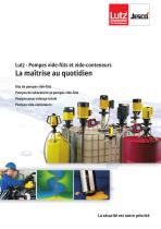 Pompes vide-fûts et vide-conteneurs