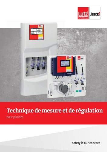 Technique de mesure et de r&eacute;gulation pour piscines