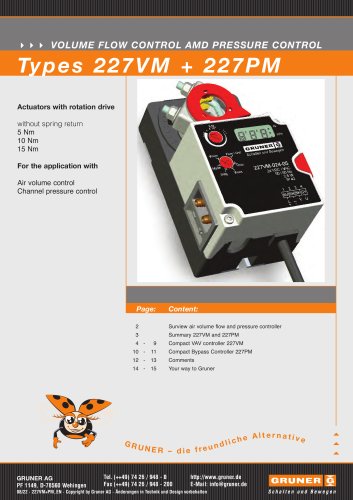 Actuators for Air Volume Control