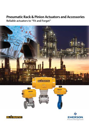 Pneumatic Rack & Pinion Actuators Brochure - Metric