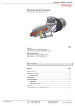 Machine bolt shut-off nozzle type B