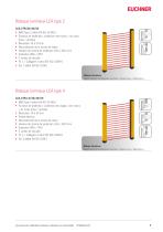 Barrières photoélectriques et rideaux lumineux LCA - 7