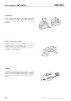 Interrupteurs de position et boîtiers multipistes - 12