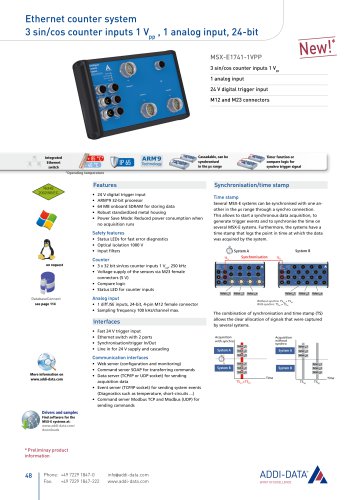 Ethernet counter system