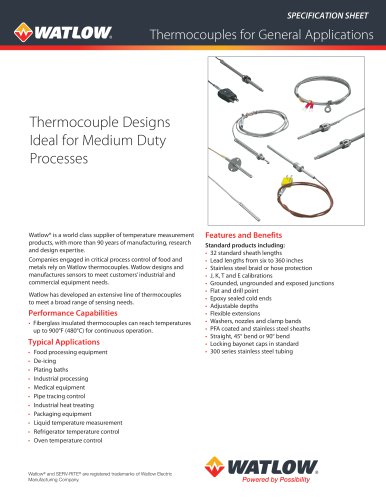 Thermocouple Designs