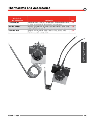 Thermostats and Accessories