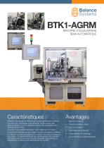 BTK1-AGRM Machine à équilibrer semi-automatique pour ventilateurs électriques