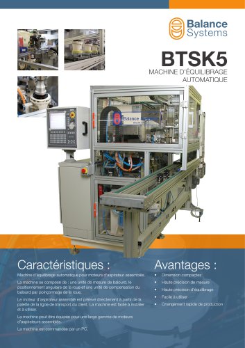 BTSK5 Machine d’équilibrage automatique