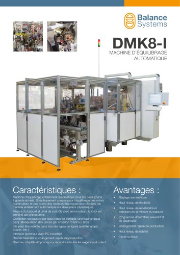 DMK8-I Machine d’équilibrage automatique