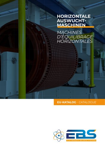 Machines d'Équilibrage Horizontales 