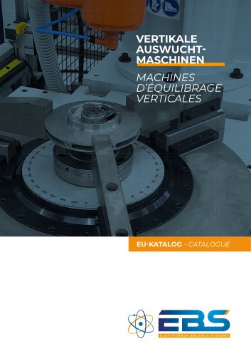 Machines d'Équilibrage Verticales
