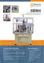 SBM4 MACHINE À ÉQUILIBRER SEMI-AUTOMATIQUE POUR INDUITS