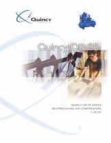 Quincy QR-25 1-25 HP Two-stage Industrial Reciprocating Compressor Brochure