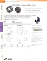 Adaptateurs pour diode laser - 1