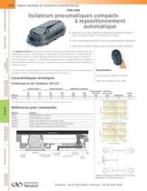 CM-225 Isolateurs pneumatiques compacts à repositionnement automatique - 1