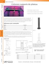 Colonnes supports de plateau - 1